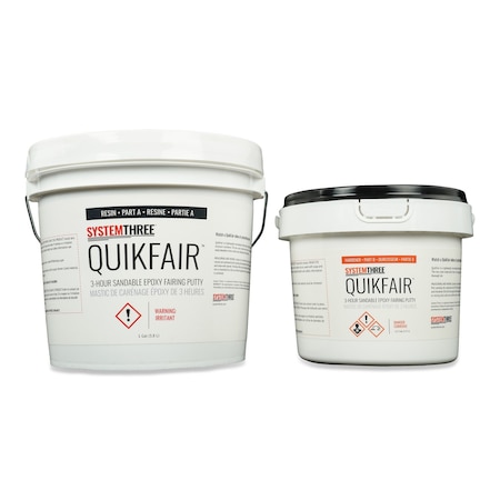 System Three Resins QuikFair Epoxy Fairing Putty, 1.5 Gallon Kit 1400K46